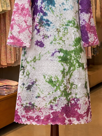 Color Splash Lace-Style Lawn Kurti