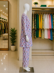Lilac Garden Printed Lawn Suit – Ready-to-Wear 2 Piece Set