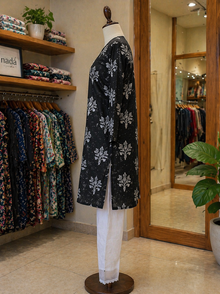Midnight Bloom Printed 2 Piece Suit