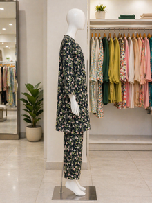 Midnight Garden Printed Lawn Suit – Ready-to-Wear 2 Piece Set