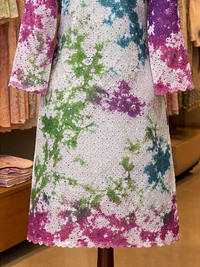 Color Splash Lace-Style Lawn Kurti