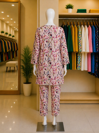 Blush Meadow Lawn Suit – Ready-to-Wear 2 Piece Floral Set