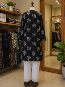 Midnight Bloom Printed 2 Piece Suit