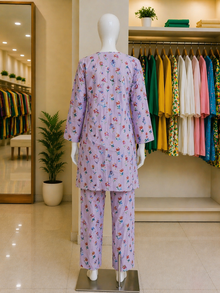 Lilac Garden Printed Lawn Suit – Ready-to-Wear 2 Piece Set