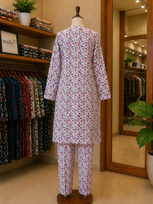 White Petal Confetti Lawn Suit – Ready-to-Wear 2 Piece Set