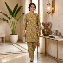 Mustard Paisley Lawn Suit – Ready-to-Wear 2 Piece Set