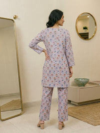 Lilac Garden Printed Lawn Suit – Ready-to-Wear 2 Piece Set