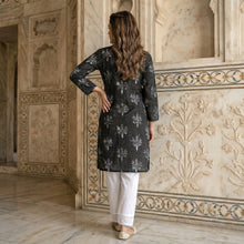 Midnight Bloom Printed 2 Piece Suit