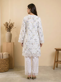 Ivory Meadow Schiffli Lawn Suit – 2 Piece Ready-to-Wear